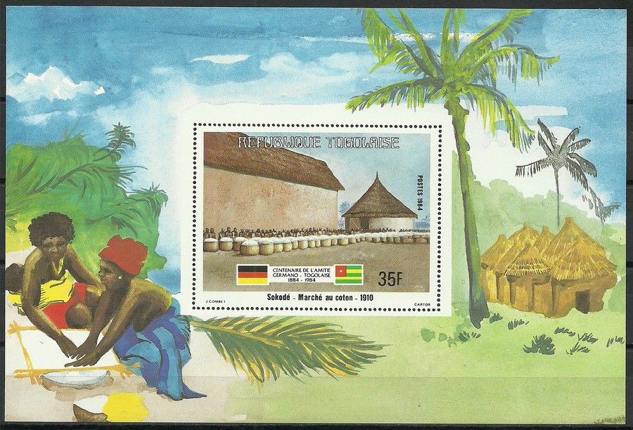 Znaczek Togo 1984 Mi bl 211 Czyste **