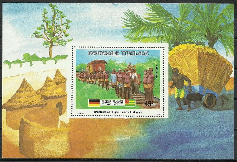 Znaczek Togo 1984 Mi bl 215 Czyste **