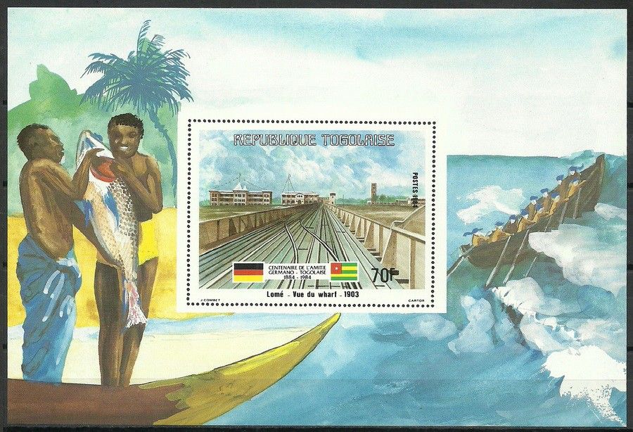 Znaczek Togo 1984 Mi bl 219 Czyste **