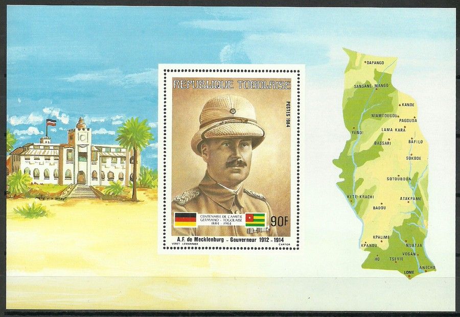 Znaczek Togo 1984 Mi bl 228 Czyste **