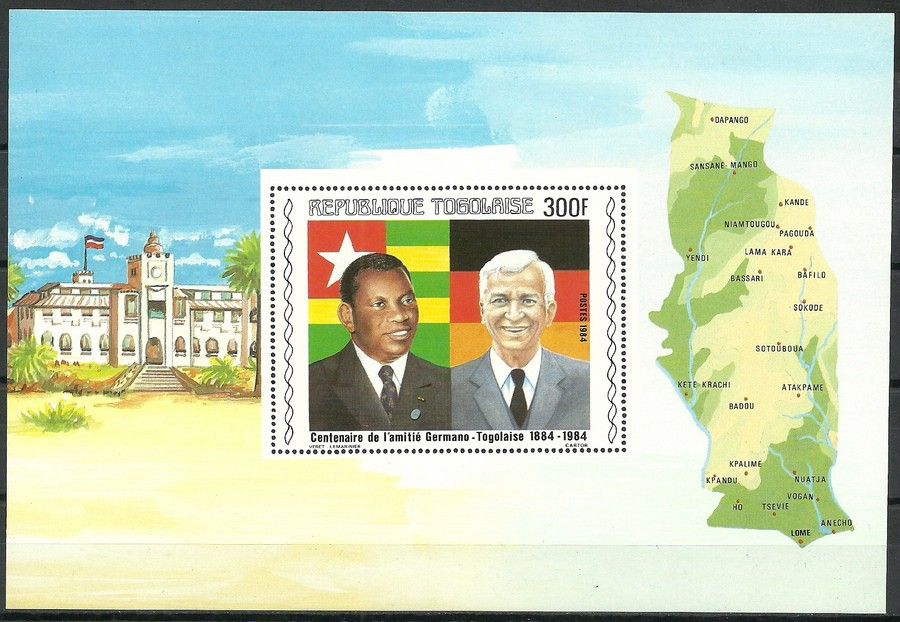 Znaczek Togo 1984 Mi bl 238 Czyste **