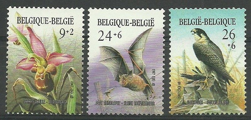 Znaczek Belgia 1987 Mi 2296-2298 Czyste **
