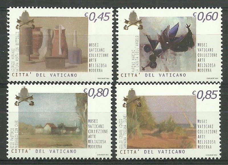 Znaczek Watykan 2004 Mi 1506-1509Ay Czyste **