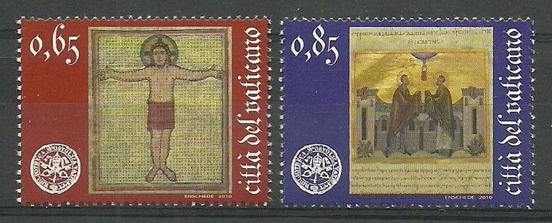 Znaczek Watykan 2010 Mi 1674-1675 Czyste **