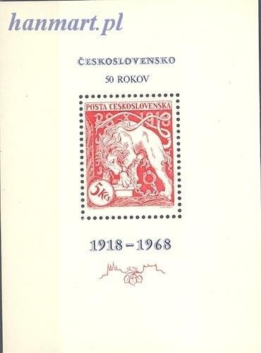 Znaczek Czechosłowacja 1968 Mi bl 30 Czyste **