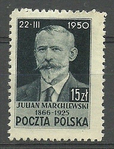 Znaczek Polska 1950 Mi 546 Fi 512 Czyste **