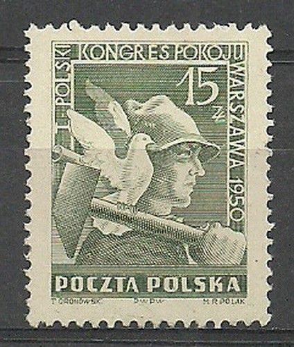 Znaczek Polska 1950 Mi 564 Fi 529 Czyste **