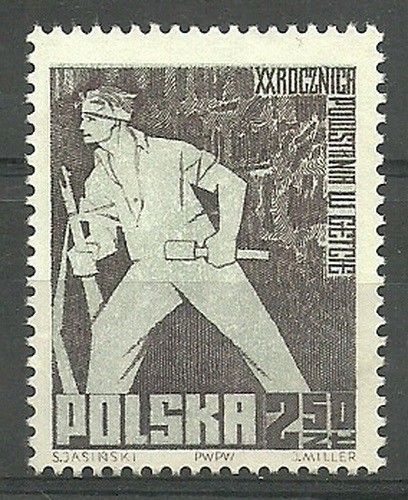 Znaczek Polska 1963 Mi 1391 Fi 1243 Czyste **