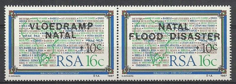 Znaczek Republika Południowej Afryki 1987 Mi 719-720 Czyste **