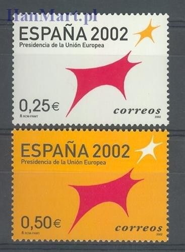 Znaczek Hiszpania 2002 Mi 3702-3703 Czyste **
