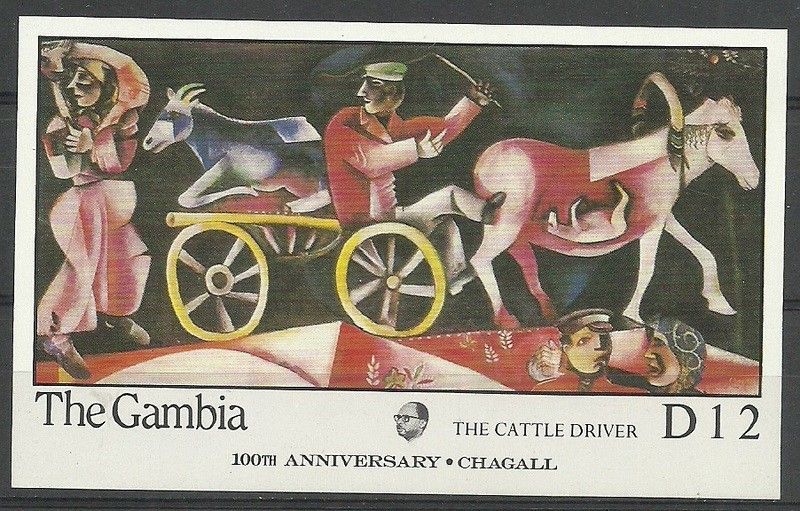 Znaczek Gambia 1987 Mi bl 32 Czyste **