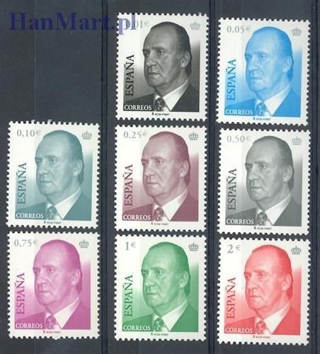 Znaczek Hiszpania 2002 Mi 3704-3711 Czyste **