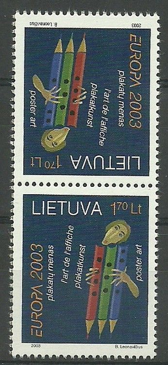 Znaczek Litwa 2003 Mi 816 Czyste **