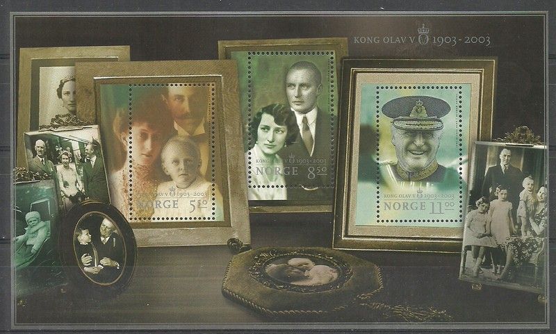 Znaczek Norwegia 2003 Mi bl 24 Czyste **