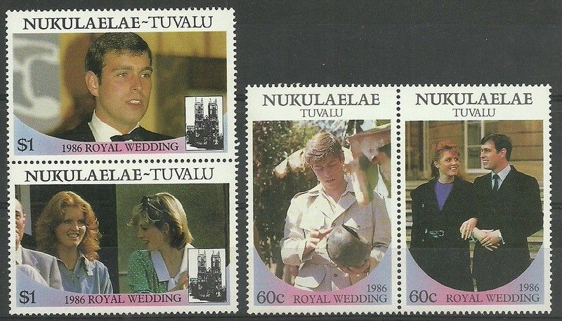 Znaczek Tuvalu 1986 Mi 96-99 Czyste **