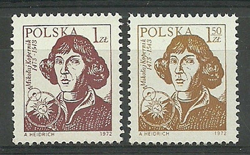 Znaczek Polska 1972 Mi 2230-2231 Fi 2083-2084 Czyste **