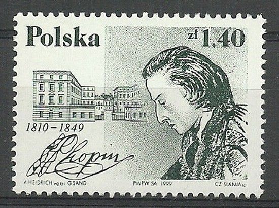 Znaczek Polska 1999 Mi 3794 Fi 3646 Czyste **