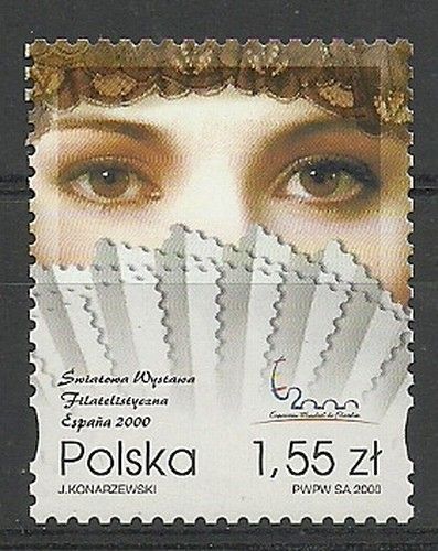 Znaczek Polska 2000 Mi 3833 Fi 3685 Czyste **