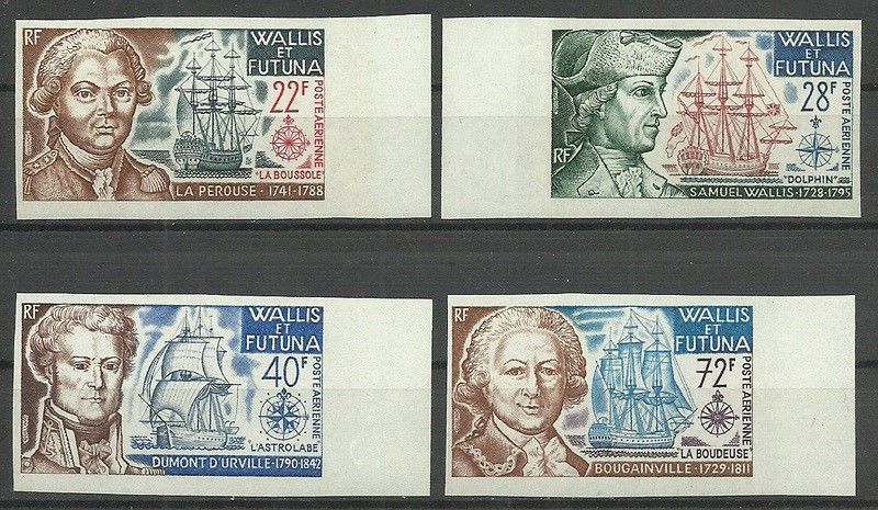 Znaczek Wallis et Futuna 1973 Mi 242-245B Czyste **