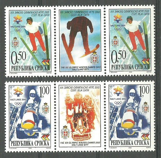 Znaczek Republika Serbska 2002 Mi 235-236 Czyste **