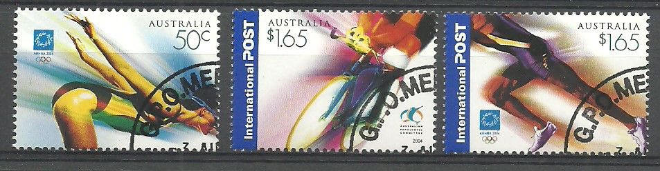 Znaczek Australia 2004 Mi 2332-2334 Stemplowane