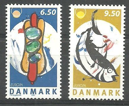 Znaczek Dania 2005 Mi 1405-1406 Czyste **