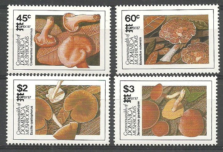 Znaczek Dominika 1987 Mi 1036-1039 Czyste **