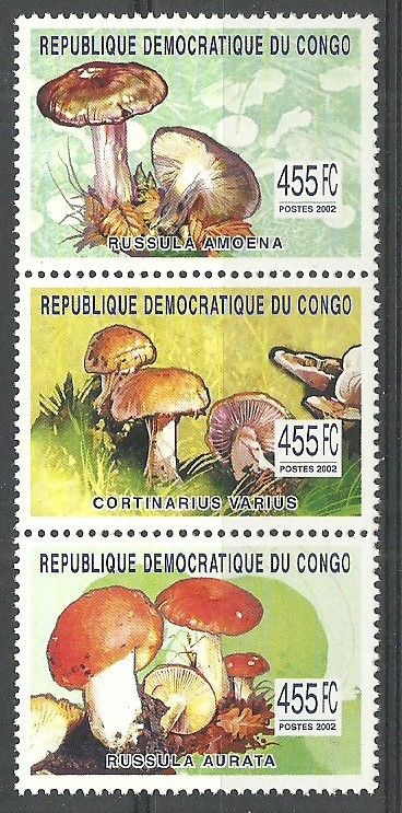Znaczek Kongo Kinszasa / Zair 2003 Mi 1764-1766 Czyste **