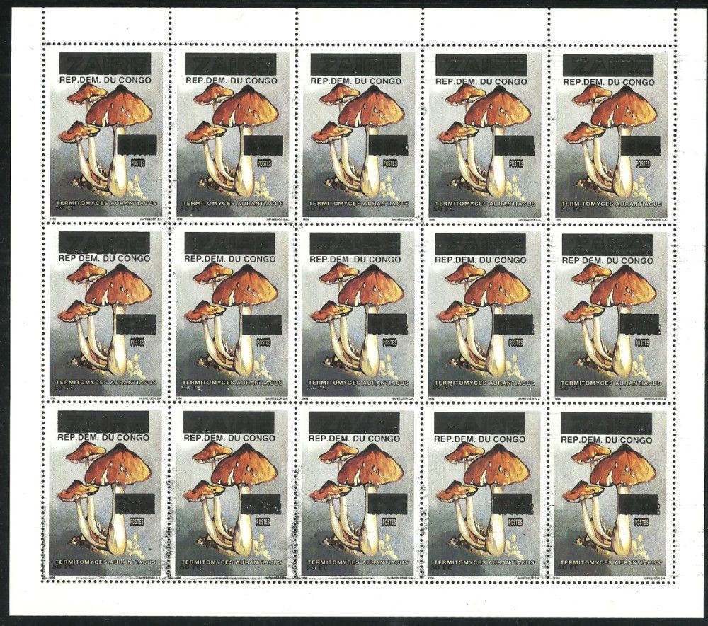 Znaczek Kongo Kinszasa / Zair 2000 Mi ark 1529 Czyste **