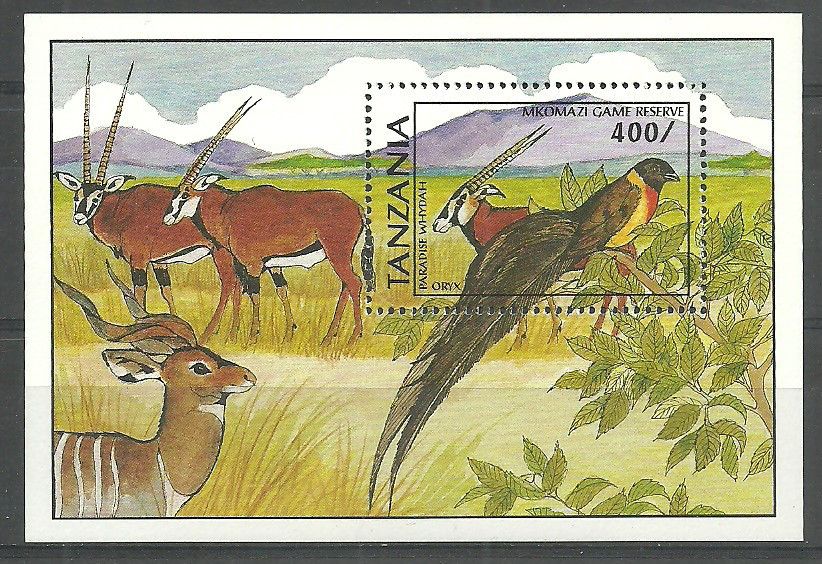 Znaczek Tanzania 1991 Mi bl 154 Czyste **