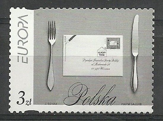 Znaczek Polska 2008 Mi 4359 Fi 4209 Czyste **