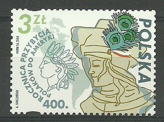 Znaczek Polska 2008 Mi 4386 Fi 4236 Czyste **