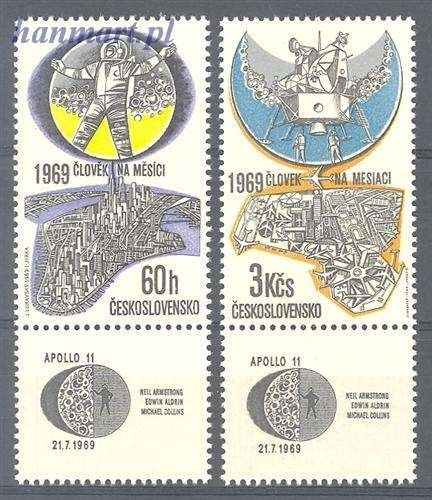 Znaczek Czechosłowacja 1969 Mi zf 1888-1889 Czyste **