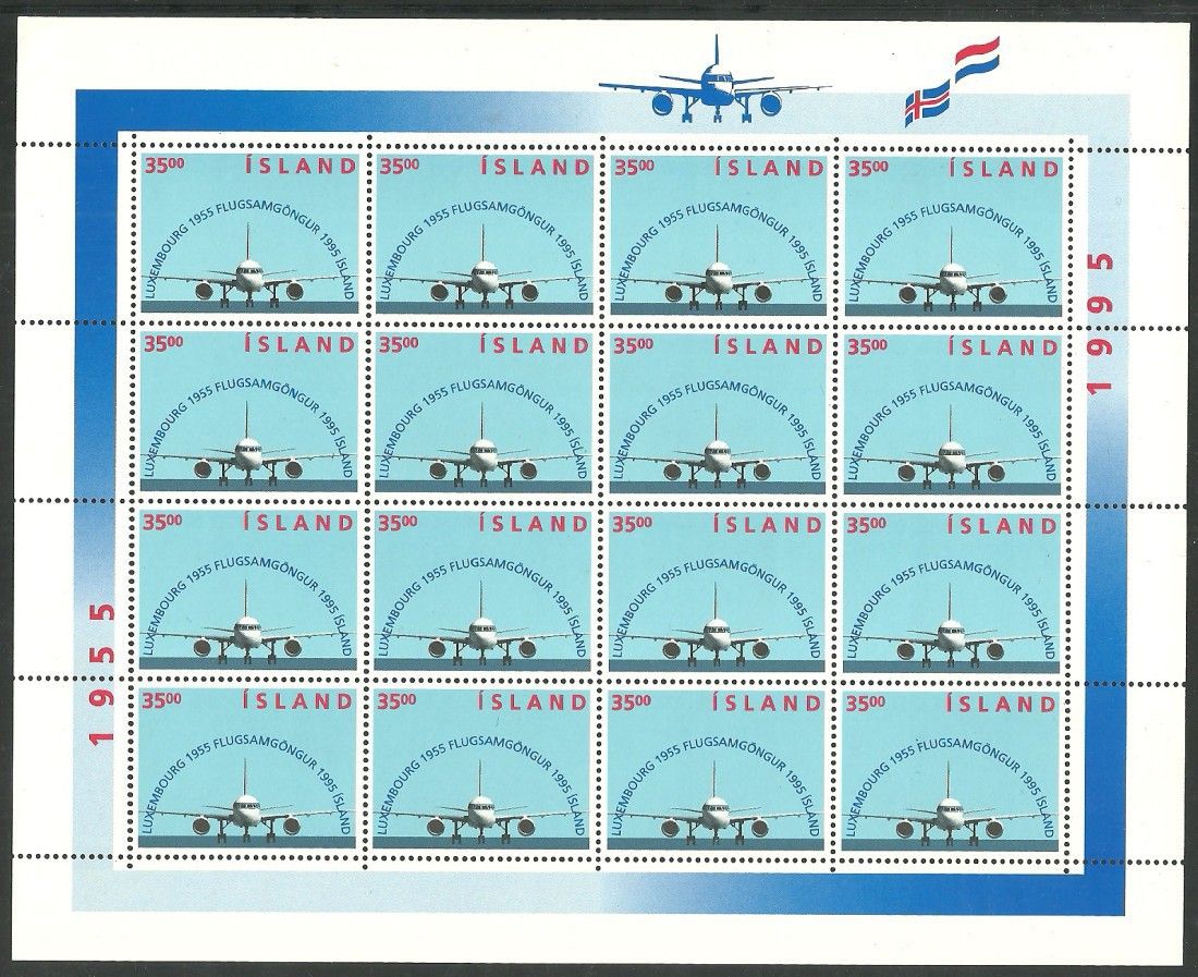 Znaczek Islandia 1995 Mi ark 832 Czyste **