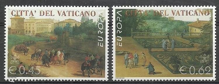 Znaczek Watykan 2004 Mi 1489-1490 Czyste **