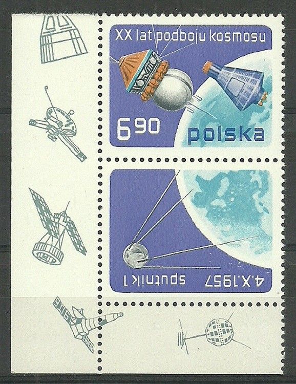 Znaczek Polska 1977 Mi zf 2539 Fi Pw 2392 Czyste **