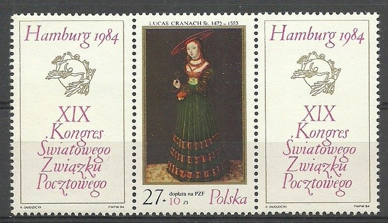 Znaczek Polska 1984 Mi 2920 Fi 2772 Czyste **