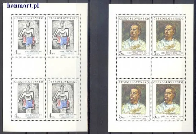 Znaczek Czechosłowacja 1987 Mi 2933-2937 Czyste **