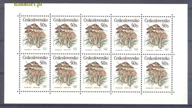 Znaczek Czechosłowacja 1989 Mi 3017-3021 Czyste **