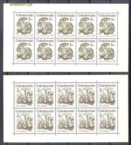 Znaczek Czechosłowacja 1989 Mi 3017-3021 Czyste **