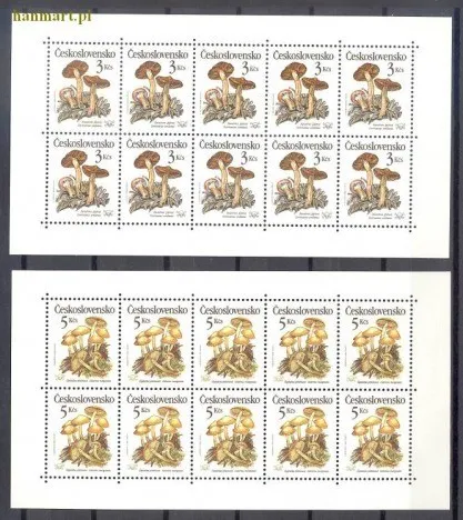 Znaczek Czechosłowacja 1989 Mi 3017-3021 Czyste **