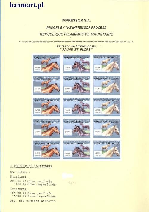 Znaczek Mauretania 2000 Czyste **