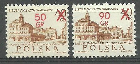 Znaczek Polska 1972 Mi 2209-2210 Fi 2062-2063I Czyste **