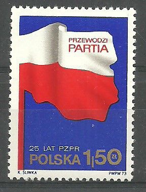 Znaczek Polska 1973 Mi 2289 Fi 2141 Czyste **