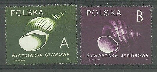 Znaczek Polska 1990 Mi 3273-3274C Fi 3124-3125 Czyste **