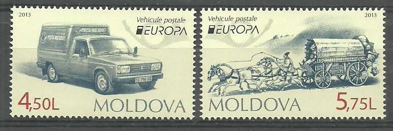 Znaczek Mołdawia 2013 Mi 829-830 Czyste **