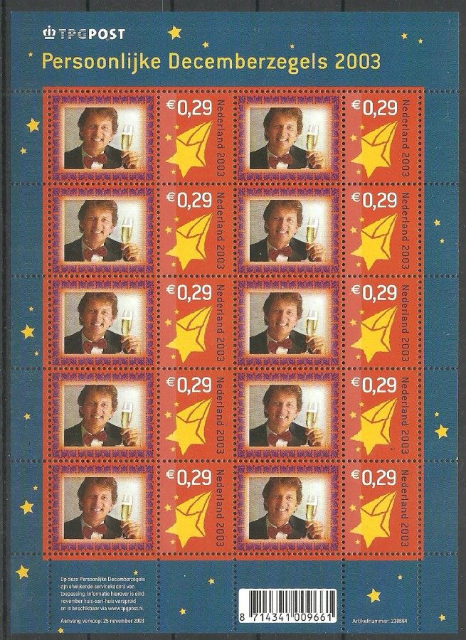 Znaczek Holandia 2003 Mi ark 2177 Czyste **