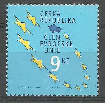 Znaczek Czechy 2004 Mi 393 Czyste **