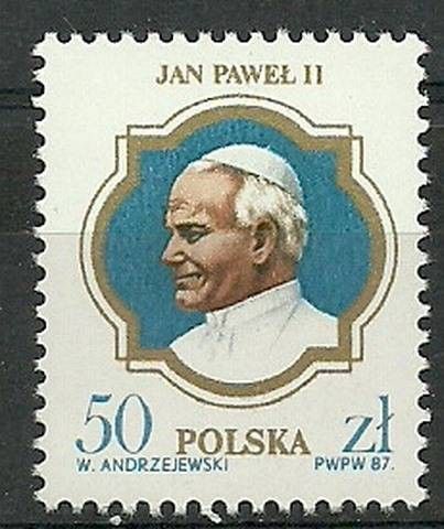 Znaczek Polska 1987 Mi 3101 Fi 2953 Czyste **