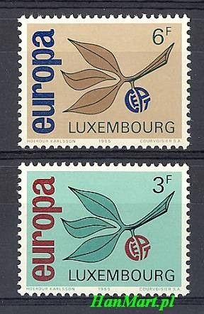 Znaczek Luksemburg 1965 Mi 715-716 Czyste **